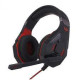 Ovleng Q10 USB Virtual 7.1 Wired LED Lighting Gaming Headphone Black-Red